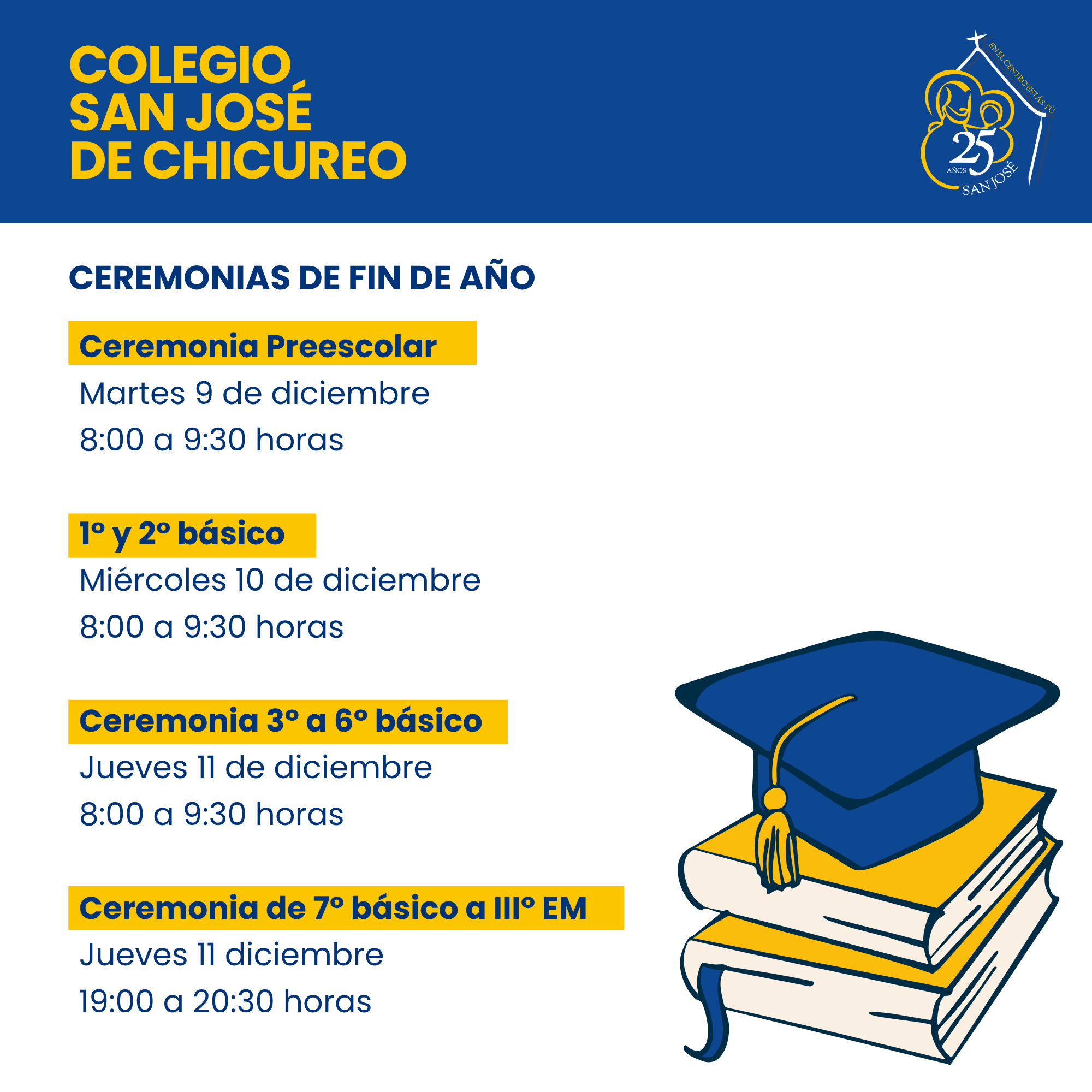 Ceremonias de fin de año