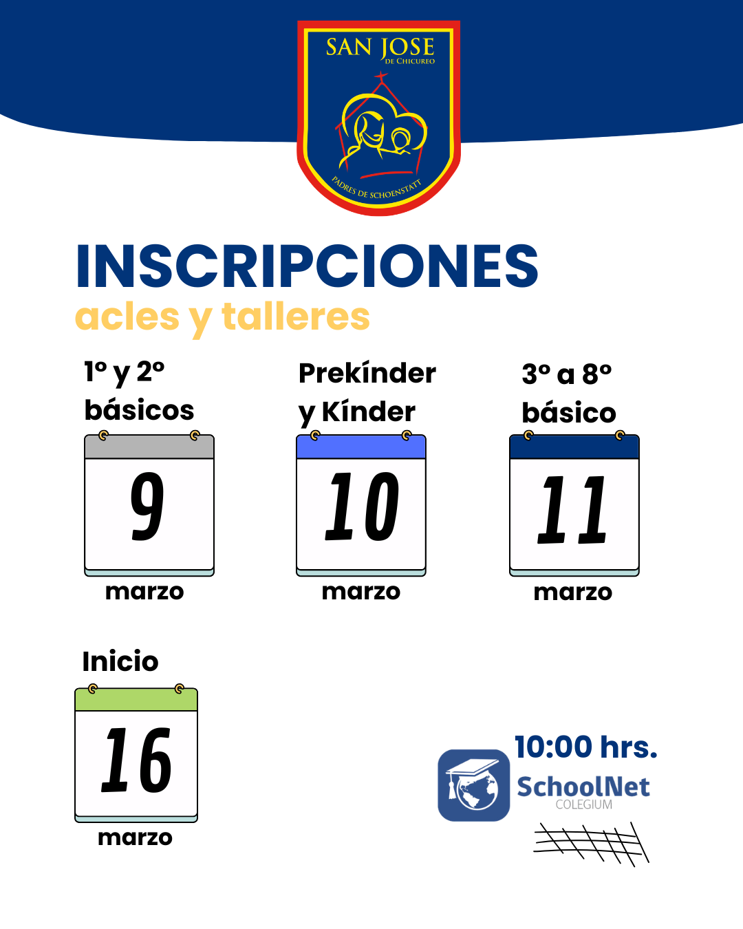 2026 INICIO AÑO ESCOLAR