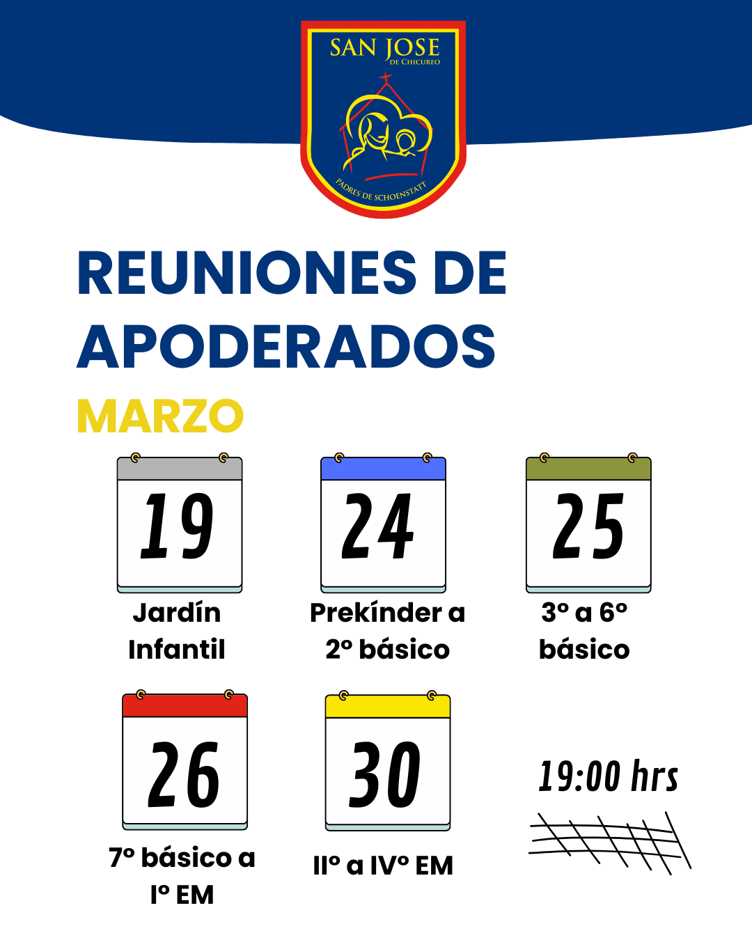 Reuniones Apoderados 2026